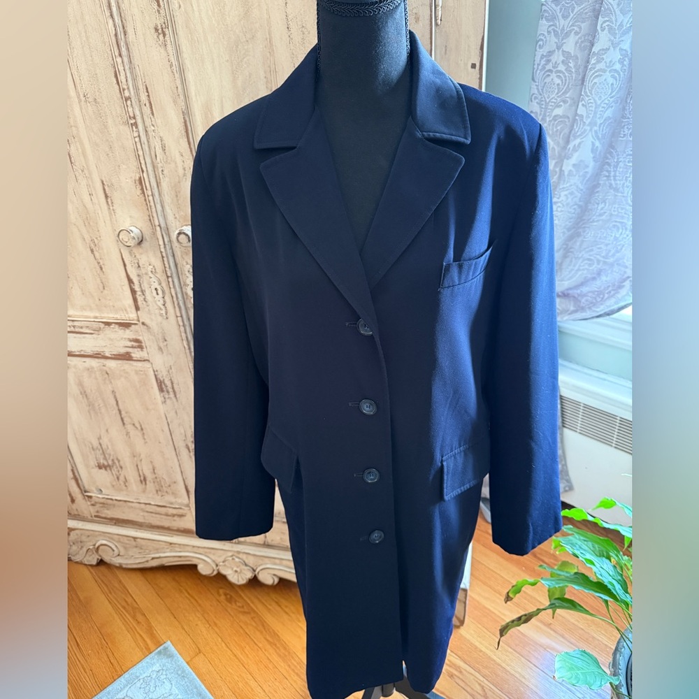 Jacqueline Ferrar oversized minimalist Lagenlook overcoat. Small